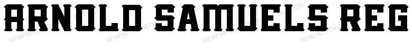 Arnold Samuels Regul字体转换